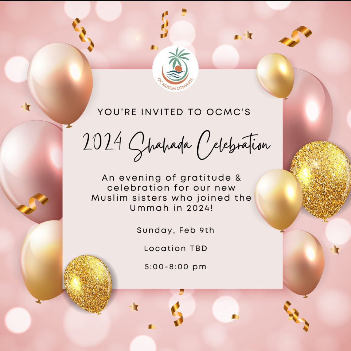 OC Musim Converts Shahadah Party